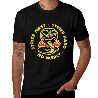 Cobra Kai Strike First Cobra Logo  Odor-resistant T-Shirt