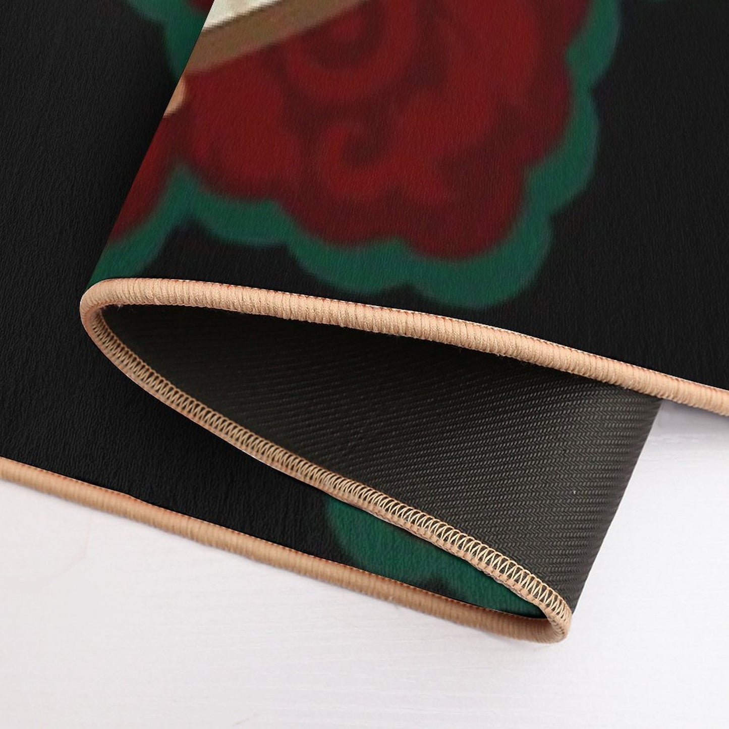 Butterfly Goldfish - Black  Versatile Bath Mat