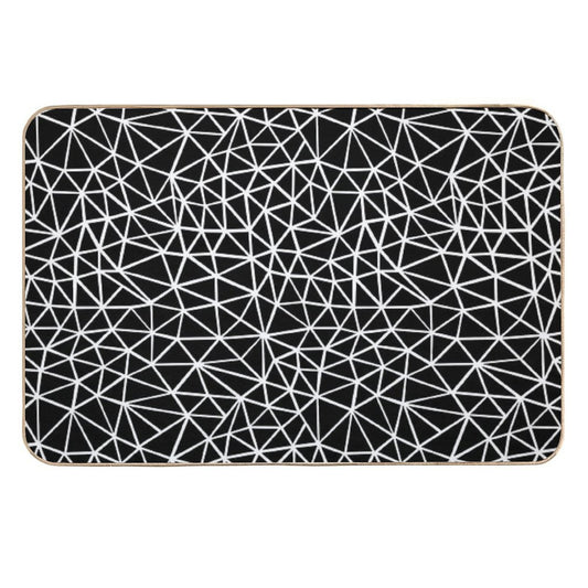 Shattered Black  Eco-Friendly Bath Mat