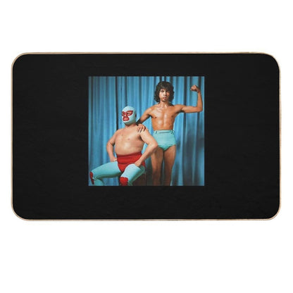 Steven Esqueleto Wrestling Tag Team  Long-Lasting Bath Mat
