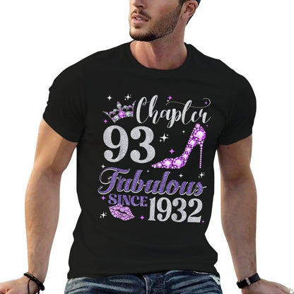 Chapter 93 Fabulous Since 1932 93rd Birthday Ladies  Stretchy T-Shirt