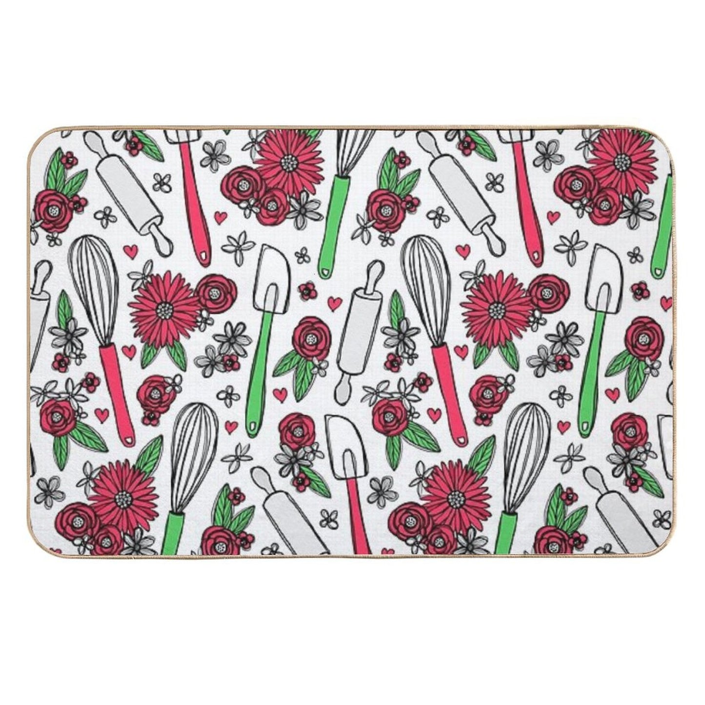 Holiday Cooking & Baking  Dirt-Trapping Bath Mat