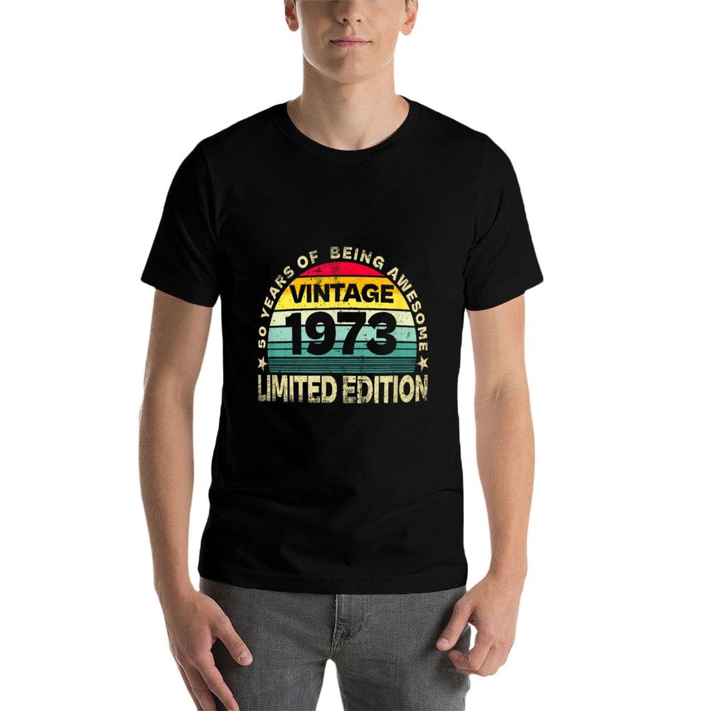 Idea 50 Year Old Vintage 1973 Limited Edition 50th Birthday  Cotton T-Shirt