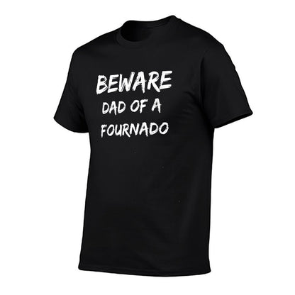 Beware Dad Of A Fournado Funny Parenting Four Year Old  Summer-ready Fabric T-Shirt