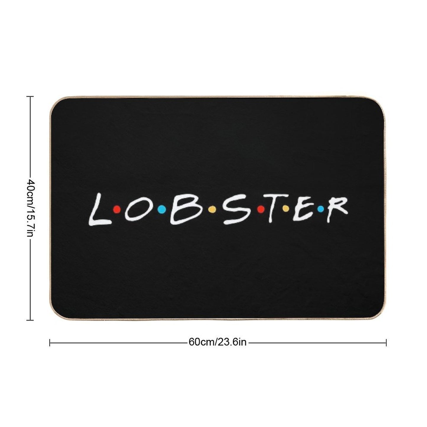 Lobster  Slip-Resistant Bath Mat