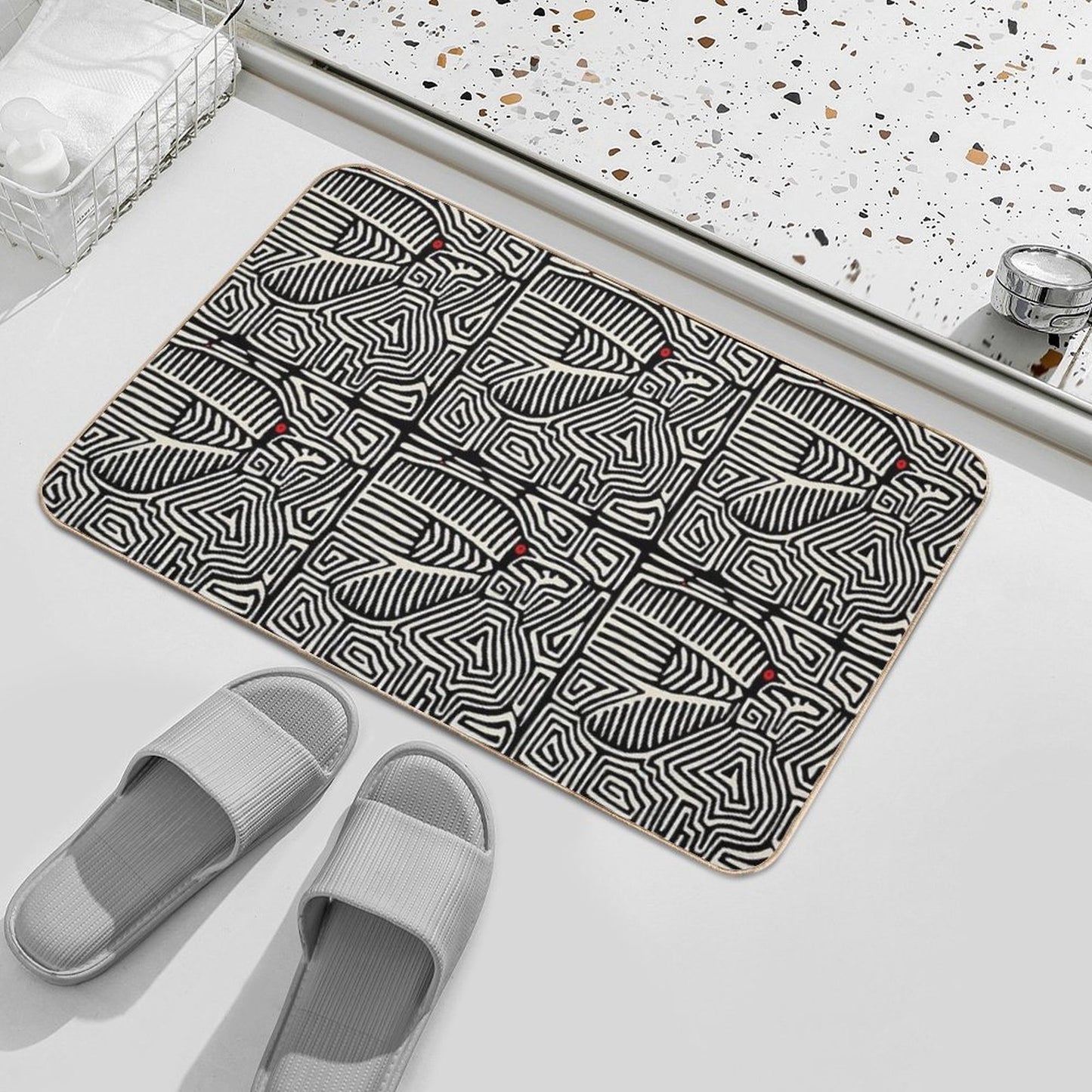 Kuna Indian Pajaro  Multi-Purpose Bath Mat