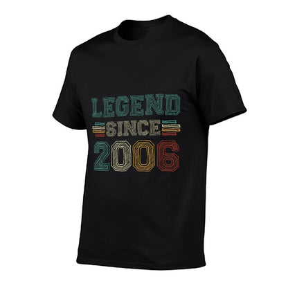 19 Years Old Legend Since 2006 19th Birthday  Moisture-wicking T-Shirt