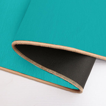 Lines Print Pink, Mediumturquoise And Lightcoral  Anti-Trip Bath Mat