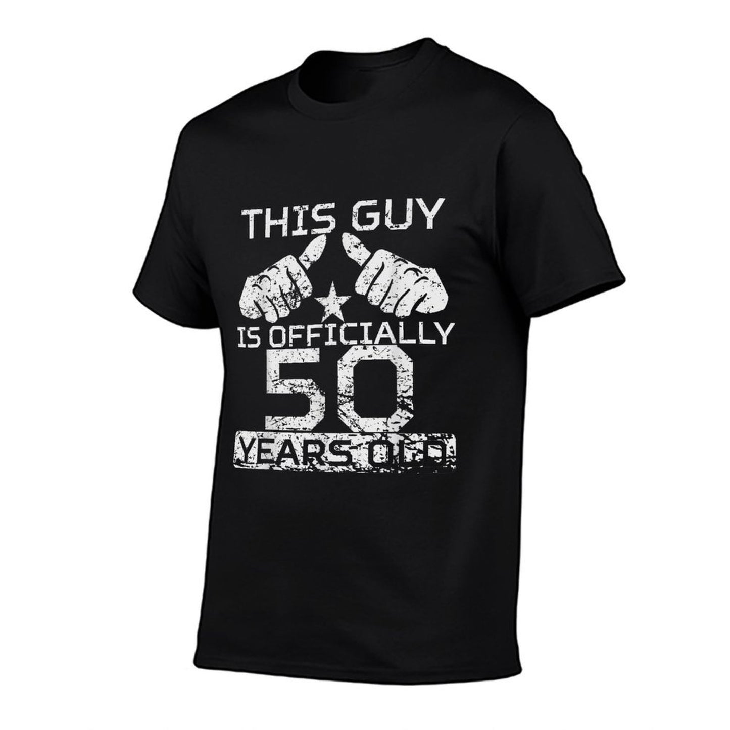 Mens This Guy Is Officially 50 Years Old 50th Birthday  Easy-care T-Shirt