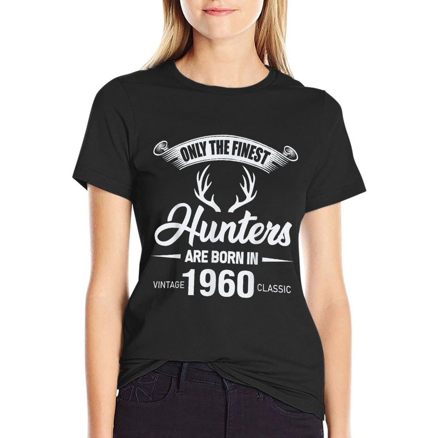 Gift for 60 Year Old Deer Hunting Hunter 1960 60th Birthday  Moisture-wicking T-Shirt