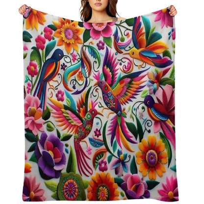 Mexico Art Easy Care Throw Blanket