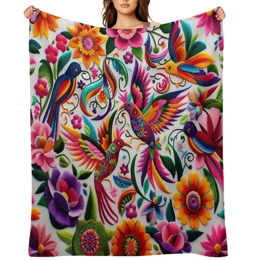 Mexico Art Easy Care Throw Blanket