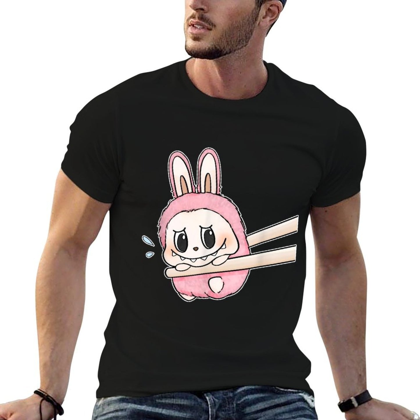Labubu Lover Cute Funny Labubu The Monsters Christmas Women  Relaxed-fit T-Shirt