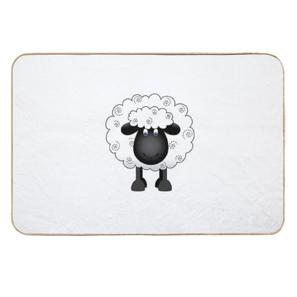 Shelby The Sheep  Non-Slip Bath Mat