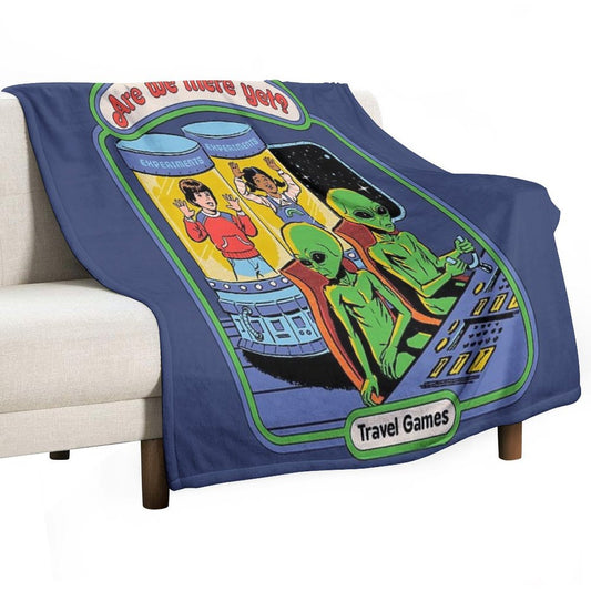 Are We There Yet Machine-washable Throw Blanket