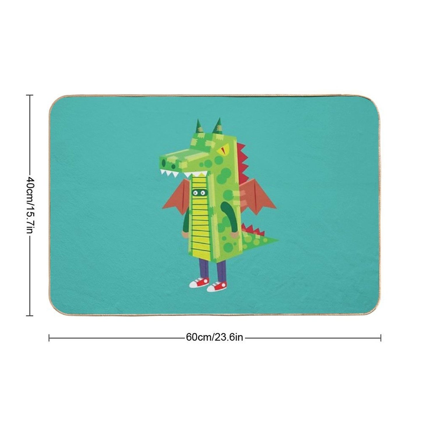 I'm A Dragon  Anti-Trip Bath Mat