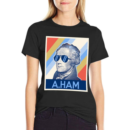 Hamilton Wearing Sunglasses  Affordable Price T-Shirt