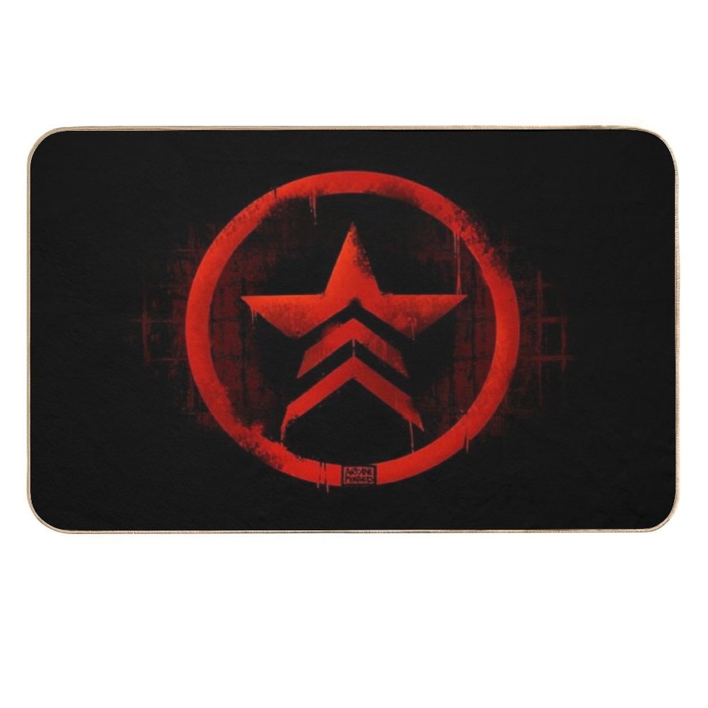 Mass Effect Renegade  Eco-Friendly Bath Mat