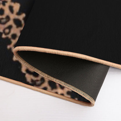 Leopard Pattern  High-Traffic Bath Mat