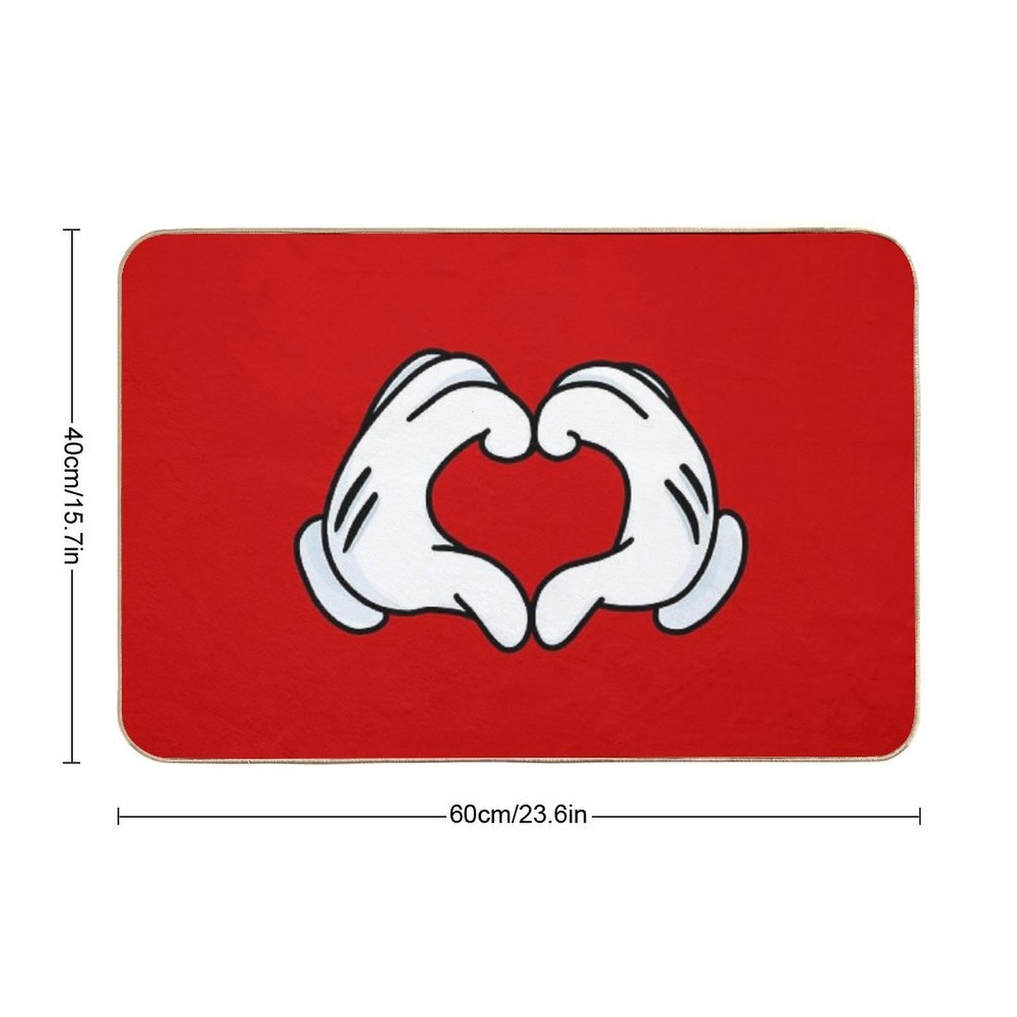Show Some Love  Multi-Purpose Bath Mat