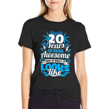 20th Birthdays - 20 Years Of Being Awesome  Lightweight T-Shirt