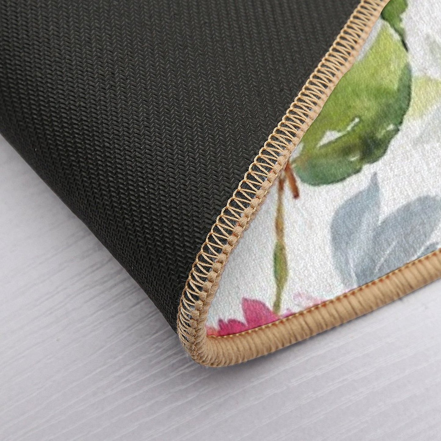 Coral Pink Summer Peonies  Multi-Purpose Bath Mat