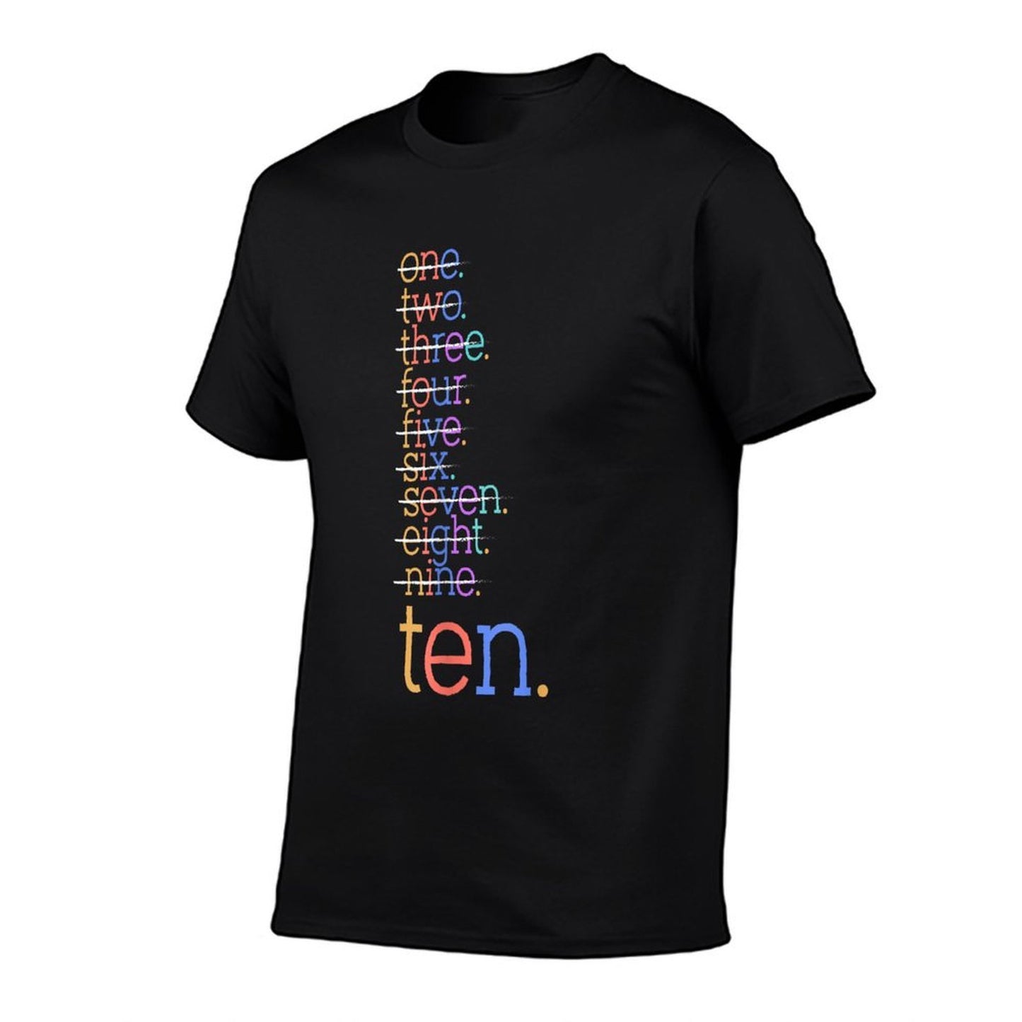 Ten Crossed Out 10th Birthday Design 10-Year-Old  Relaxed-fit T-Shirt