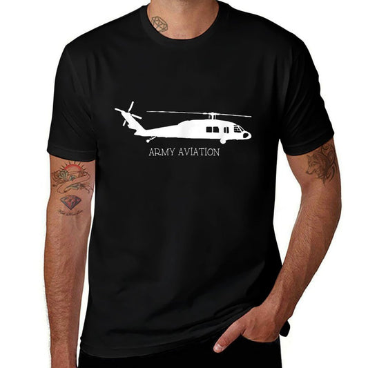 United States Army Military Aviation Blackhawk  Versatile T-Shirt