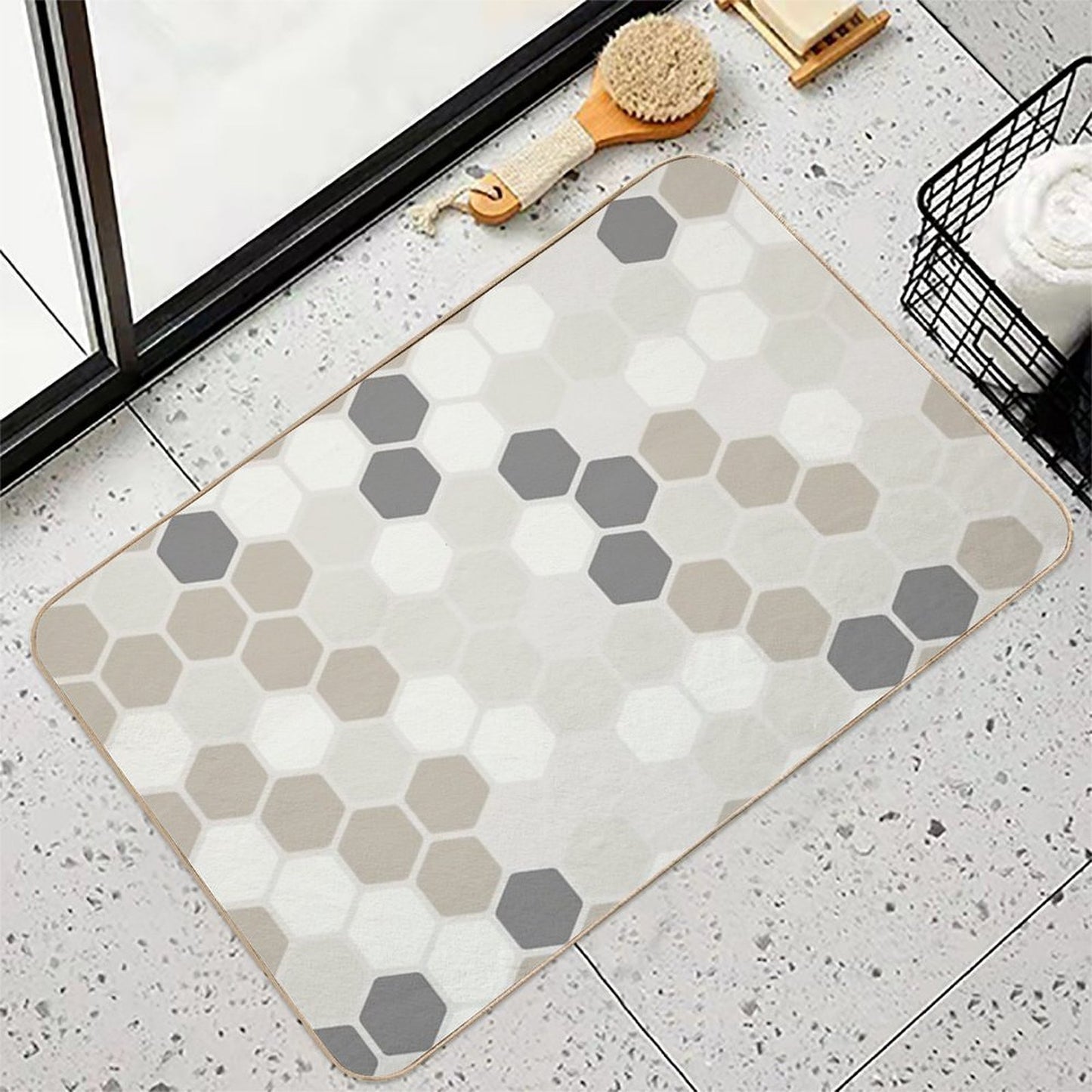 Retrotaidetta, Beehive Retro Style  Versatile Bath Mat