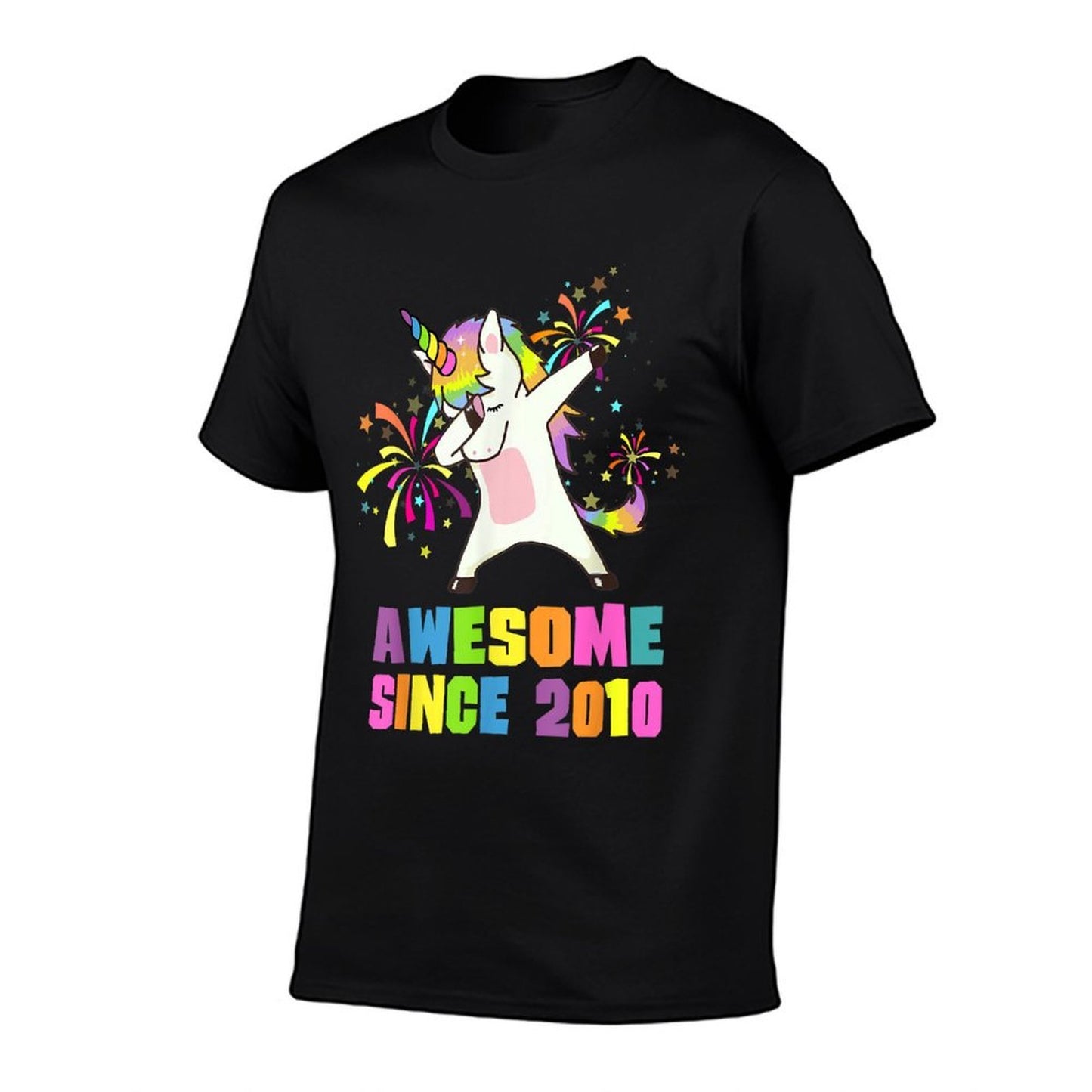 Awesome Since 2010 Unicorn 15 Years Old 15th Birthday  Wrinkle-resistant T-Shirt