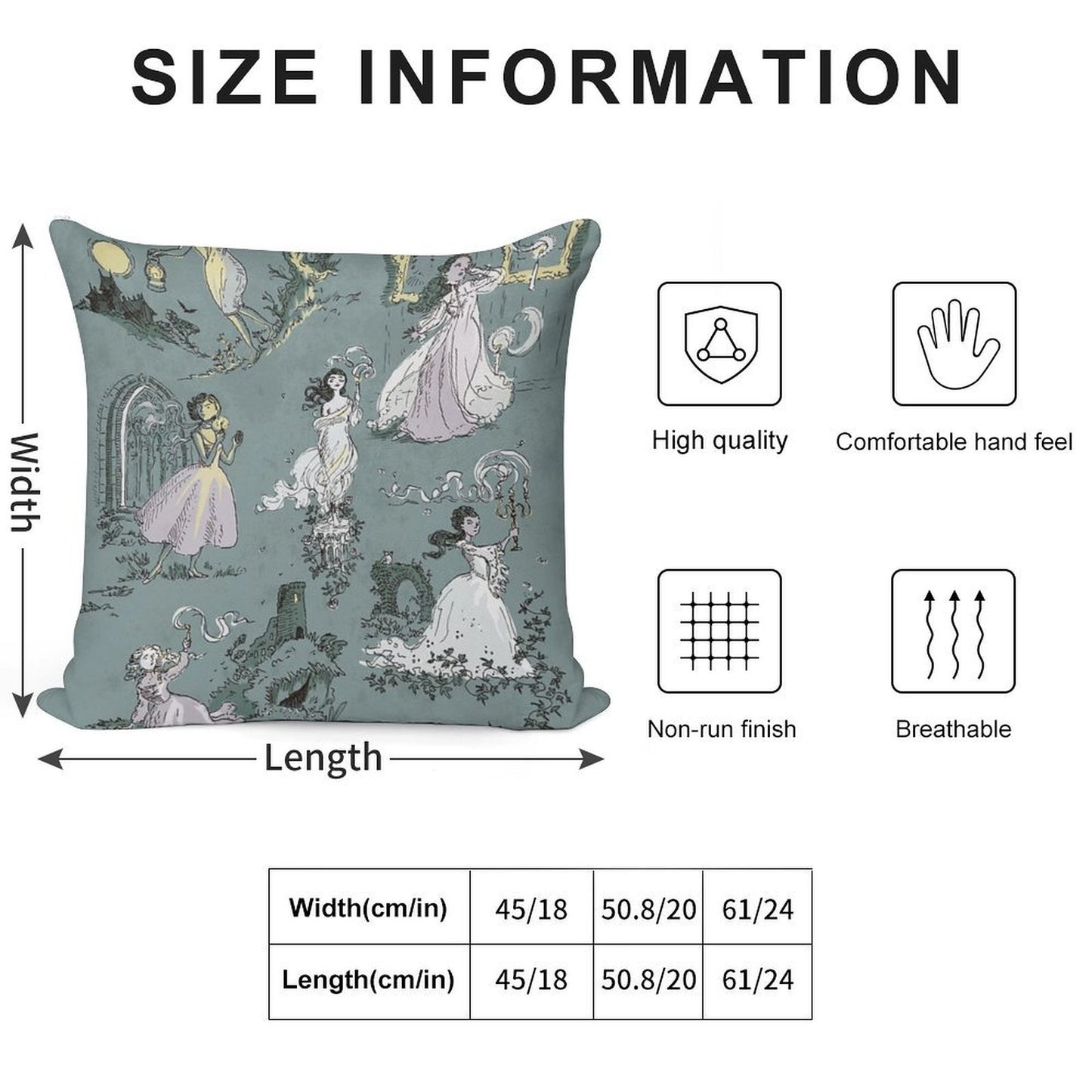 Girls Running From Houses Soft Ultra-Soft Texture Throw Pillow