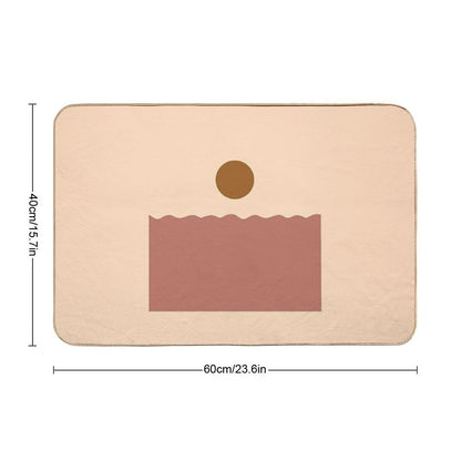 Bohemian Ocean  Pet-Safe Bath Mat
