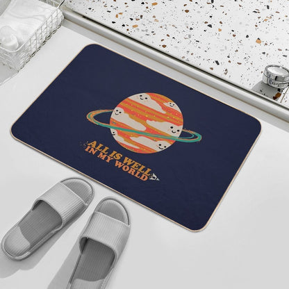 All Is Well in My World  Versatile Bath Mat