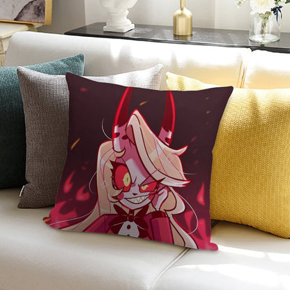 Hazbin Hotel Charlie Soft Decorative Cover Throw Pillow