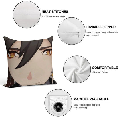 Zhongli Soft Durable Construction Throw Pillow