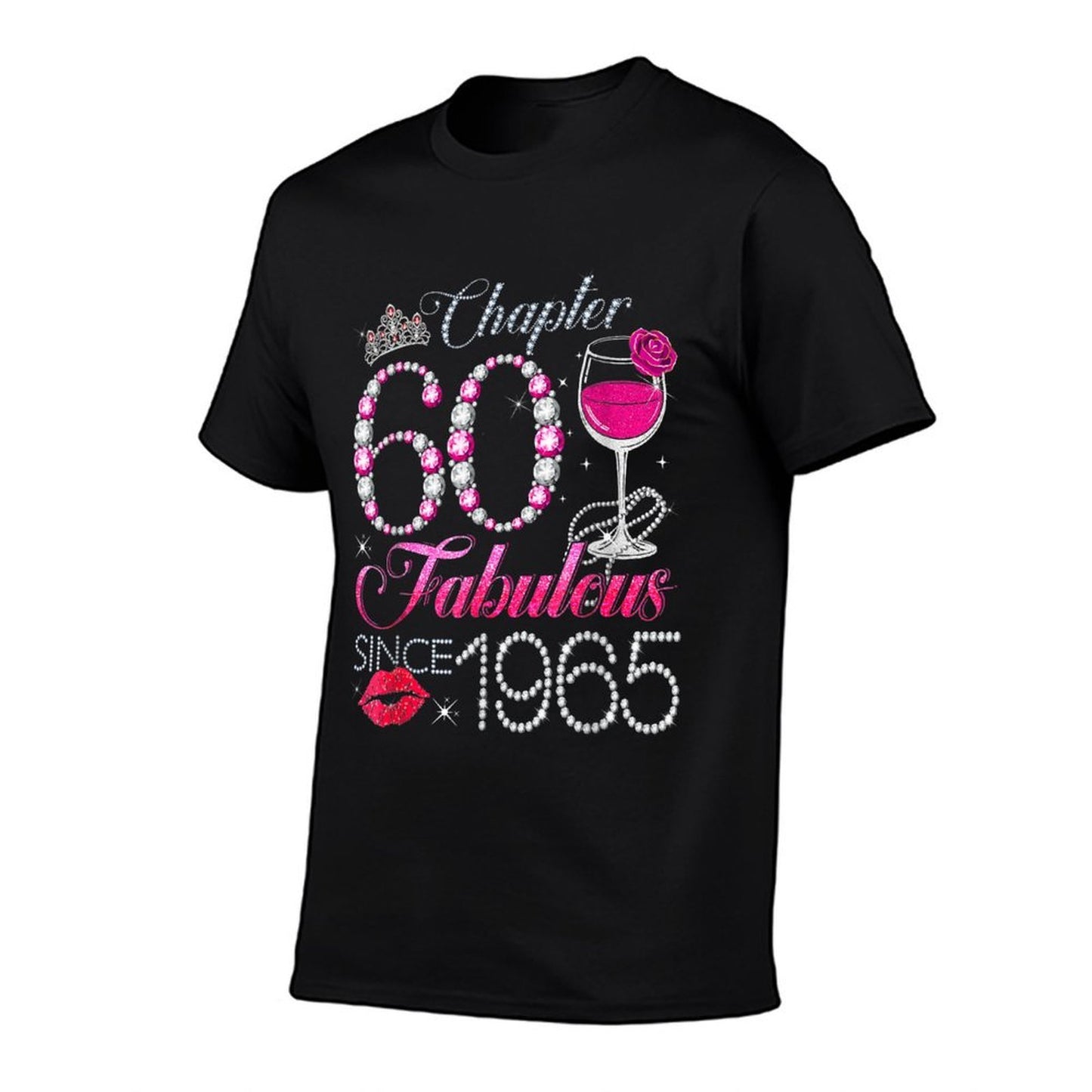 Chapter 60 Fabulous Since 1965 60th Birthday Queen Diamond  Lightweight T-Shirt