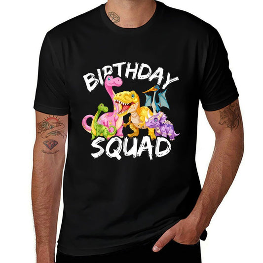 Birthday Squad Dino Kids Birthday Boy Dinosaur Lover Party  Odor-resistant T-Shirt