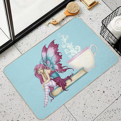 Sunday Morning Fairy  Stain-Proof Bath Mat