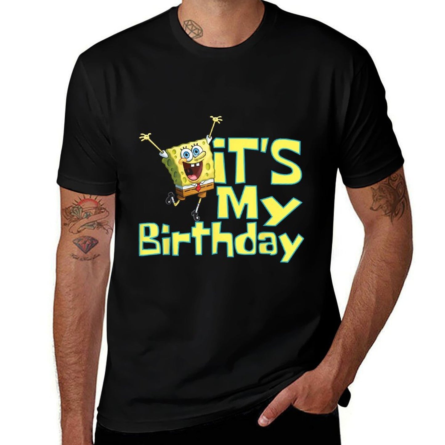 Mademark X SpongeBob SquarePants - SpongeBob SquarePants It's My Birthday  Classic T-Shirt