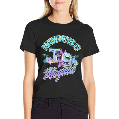 My Little Pony Twilight Sparkle Knowledge Is Magical  Tagless Design T-Shirt