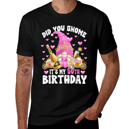 Its My Birthday Gnome For 50 Years Old Women 50th Birthday  Soft T-Shirt
