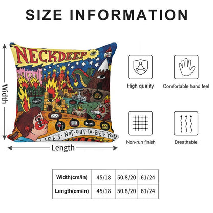 Life's Not Out To Get You Soft Durable Construction Throw Pillow