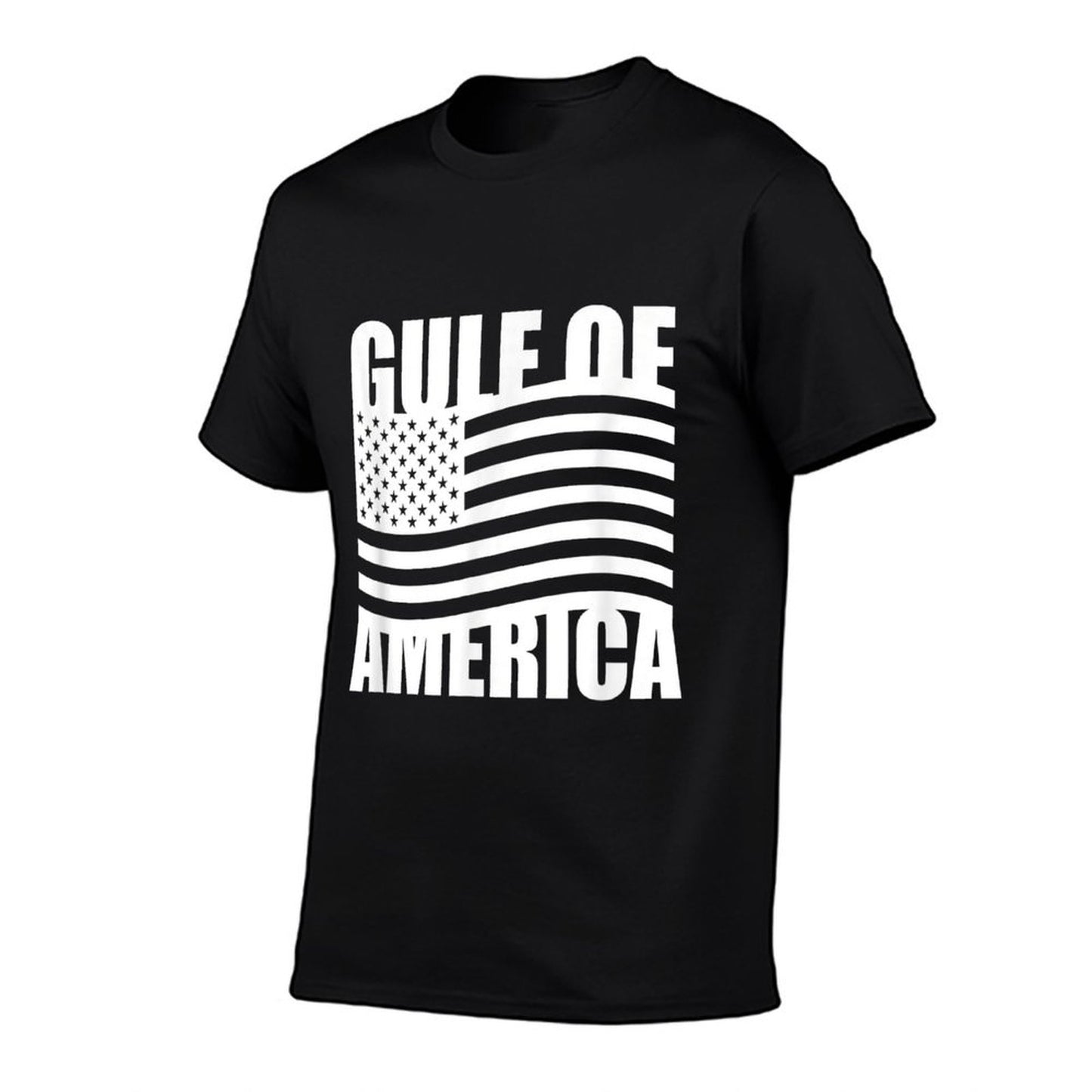 Gulf of United States of America USA Flag Patriotic High-quality Stitching T-Shirt