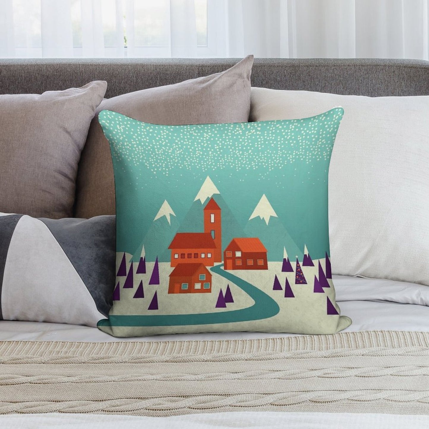 Village Soft Ultra-Soft Texture Throw Pillow