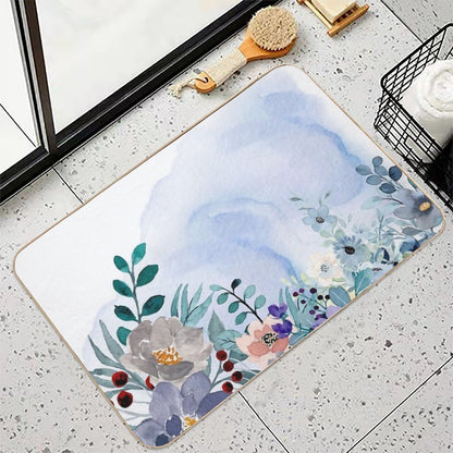 A Beautiful Wildflowers  Odorless Bath Mat