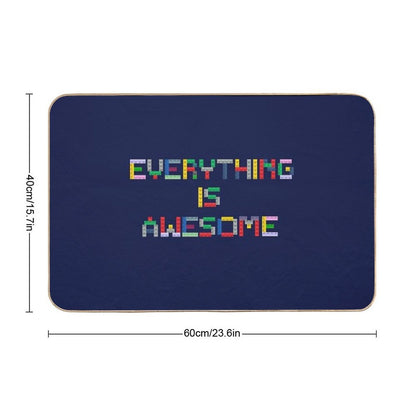 Everything Is Awesome  Anti-Trip Bath Mat