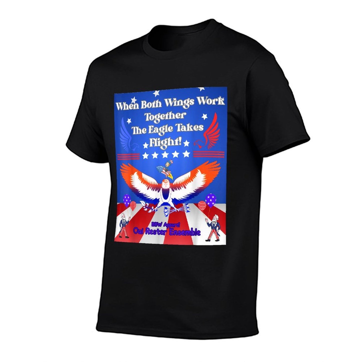 Best 4th of July, Liberal, Conservative, Right Left Wing  Vintage-inspired T-Shirt