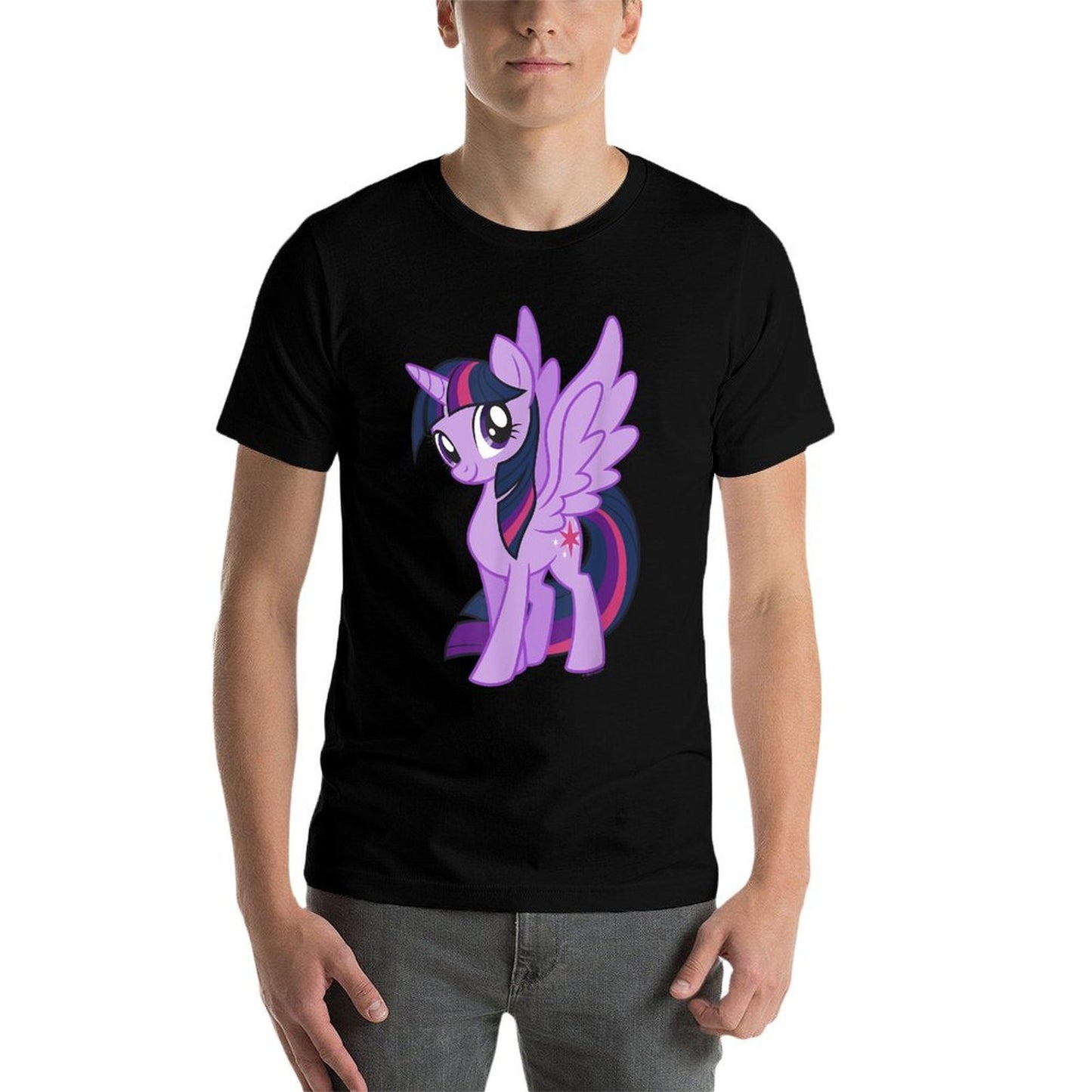 My Little Pony Friendship Is Magic Big Twilight Portrait  Cotton T-Shirt