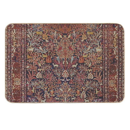 Persian Vintage Antique Carpet Nature Fine Art Durable Bath Mat