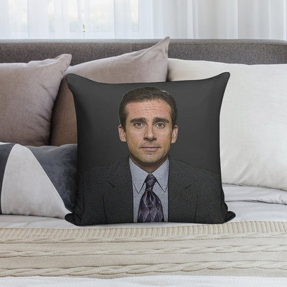 MICHAEL SCOTT Steve Carell The Office TV Show NBC Soft Style Accent Throw Pillow